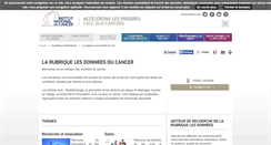 Desktop Screenshot of lesdonnees.e-cancer.fr