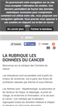 Mobile Screenshot of lesdonnees.e-cancer.fr